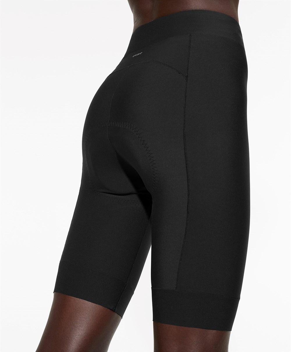 Black Oysho 20cm Cycling Shorts | FNSU43905