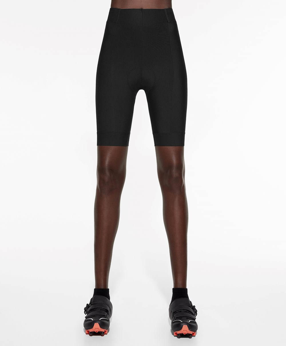 Black Oysho 20cm Cycling Shorts | SRYQ56904