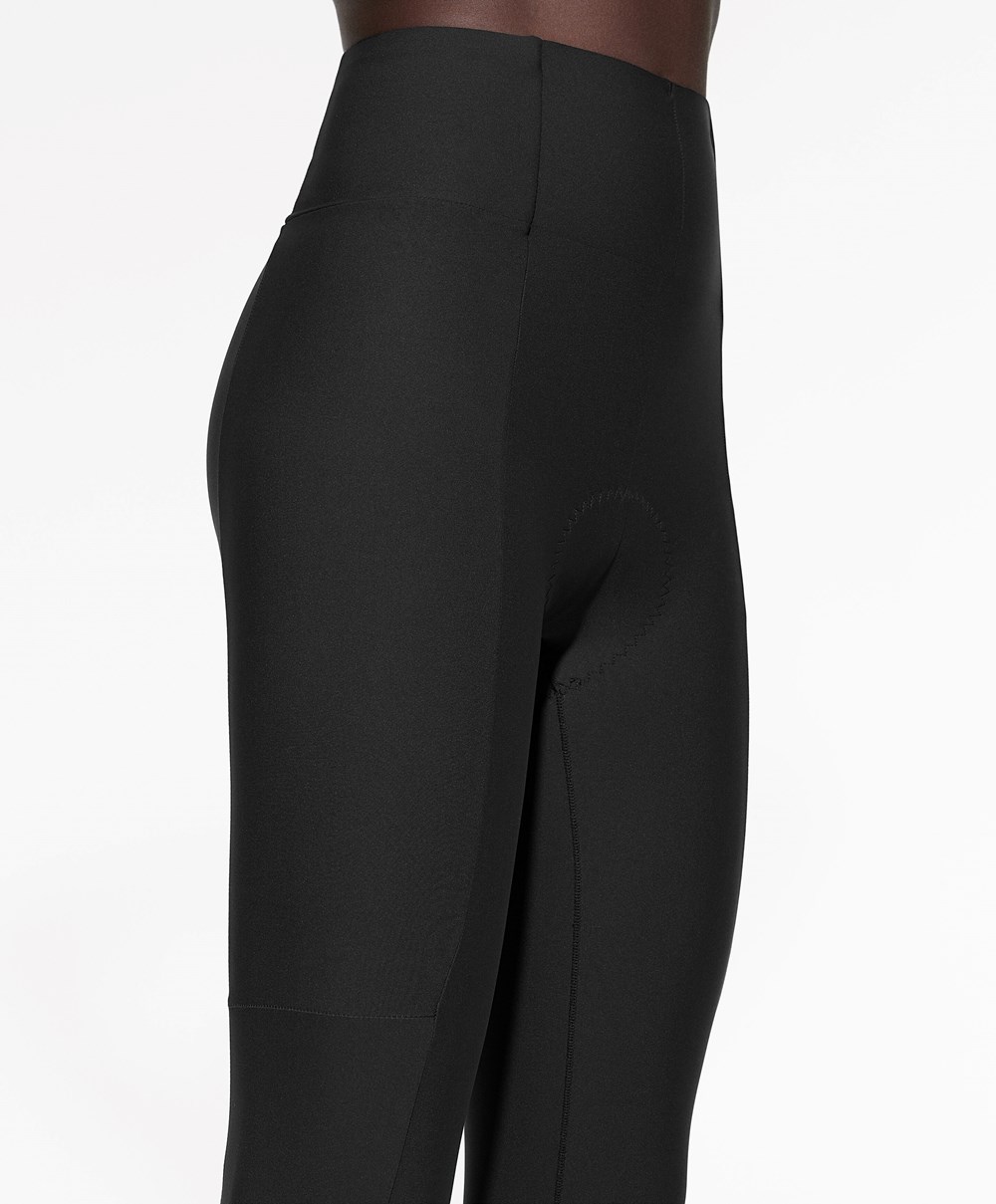 Black Oysho 65cm Cycling Leggings | XAFJ89654