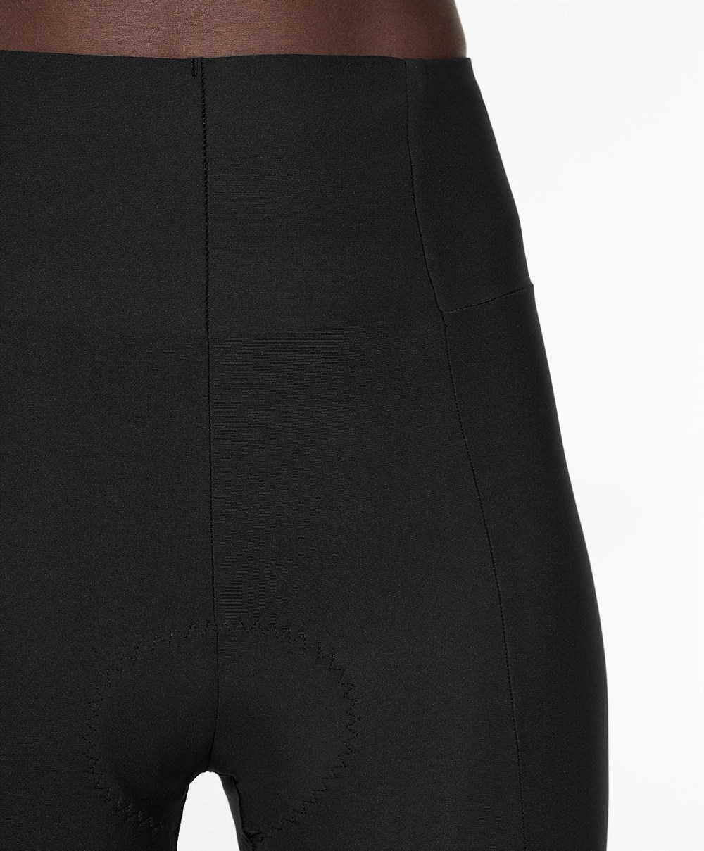 Black Oysho 65cm Cycling Leggings | XAFJ89654