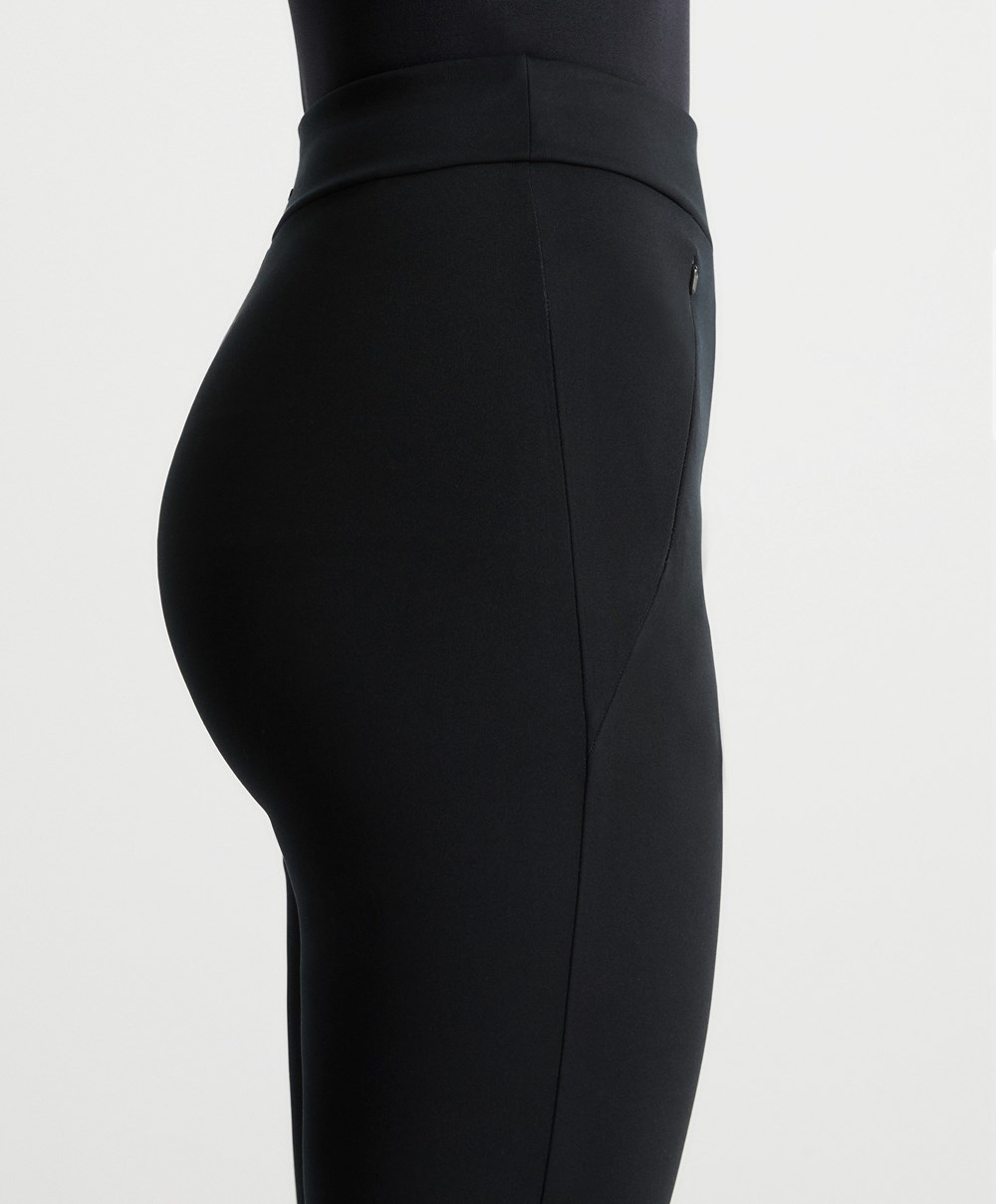 Black Oysho 70cm Warm Leggings | WCZJ89427