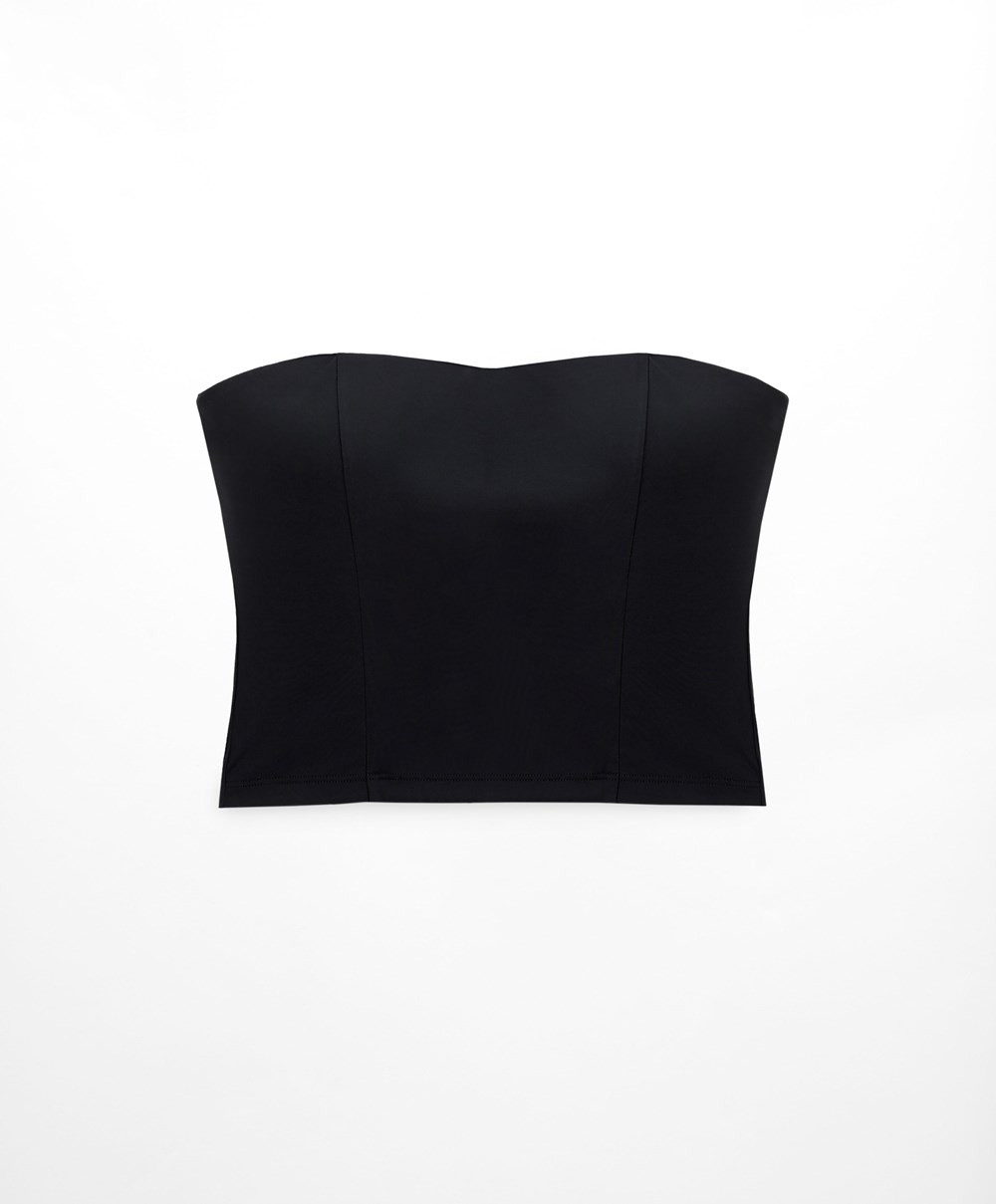 Black Oysho Bandeau Top | LOVU71903