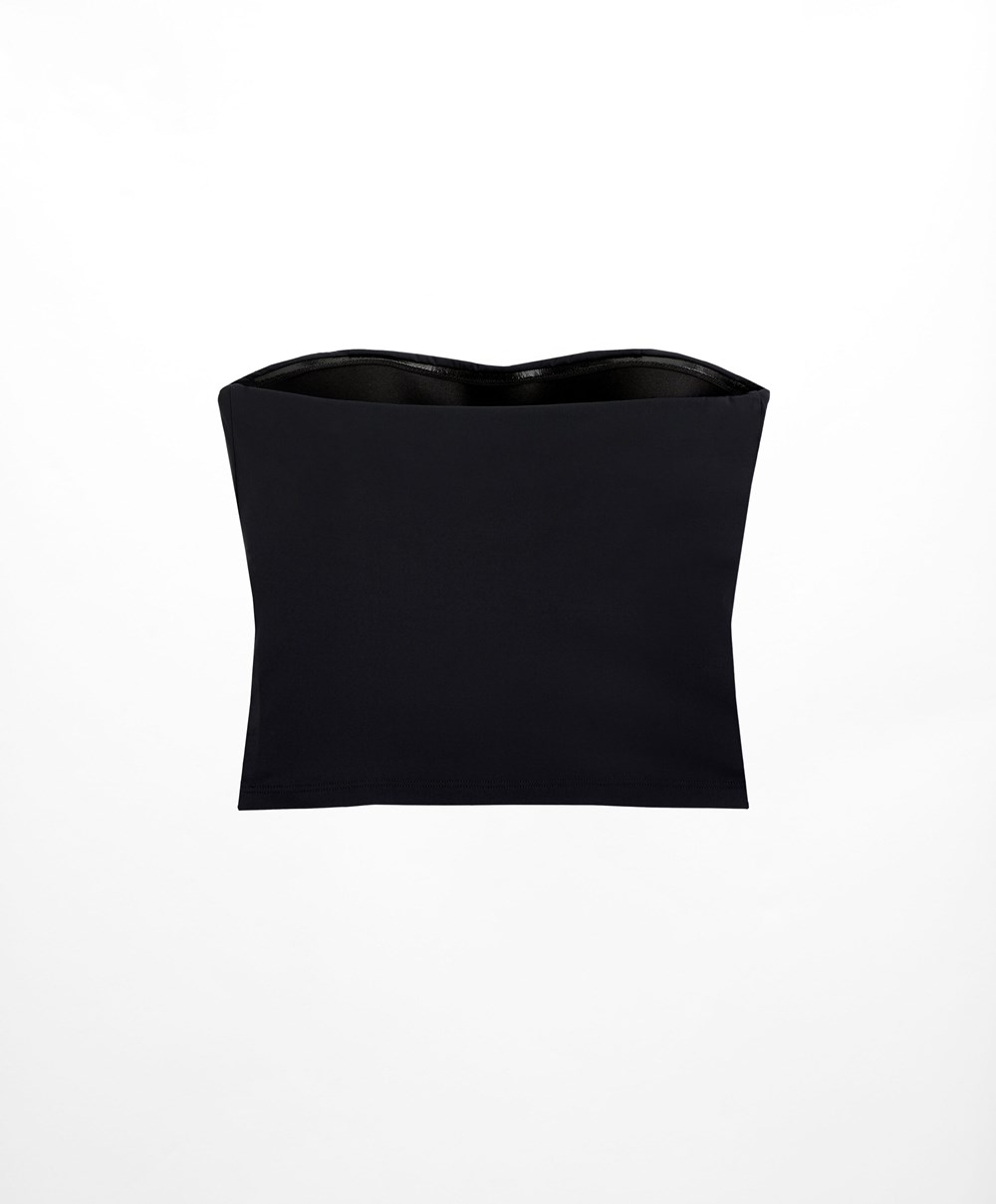 Black Oysho Bandeau Top | LOVU71903