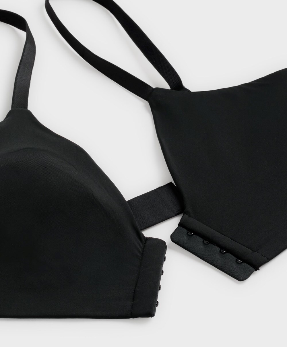 Black Oysho Lola Bra With Left Cup | YHZV30159