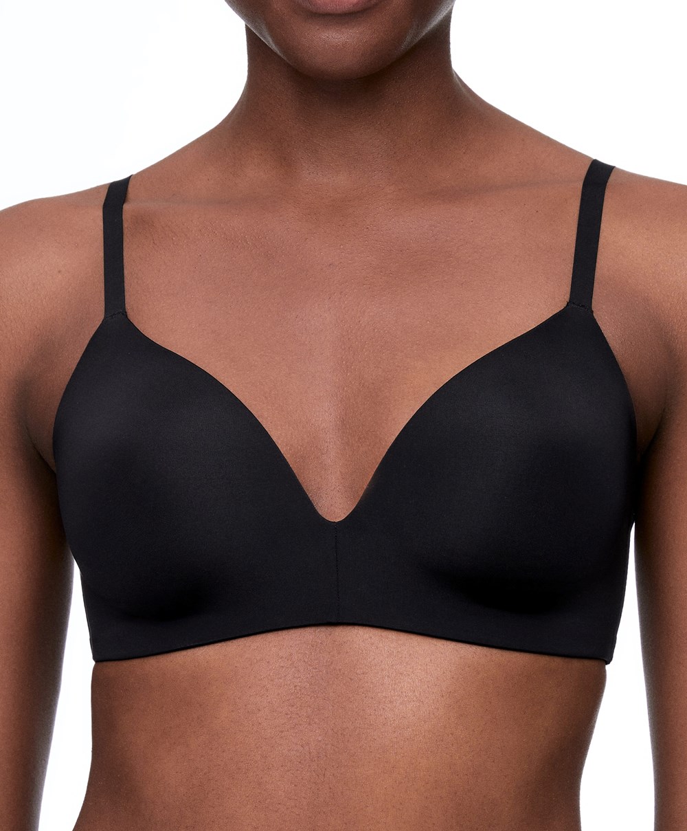 Black Oysho Polyamide Full Triangle Bra | MOSV26391