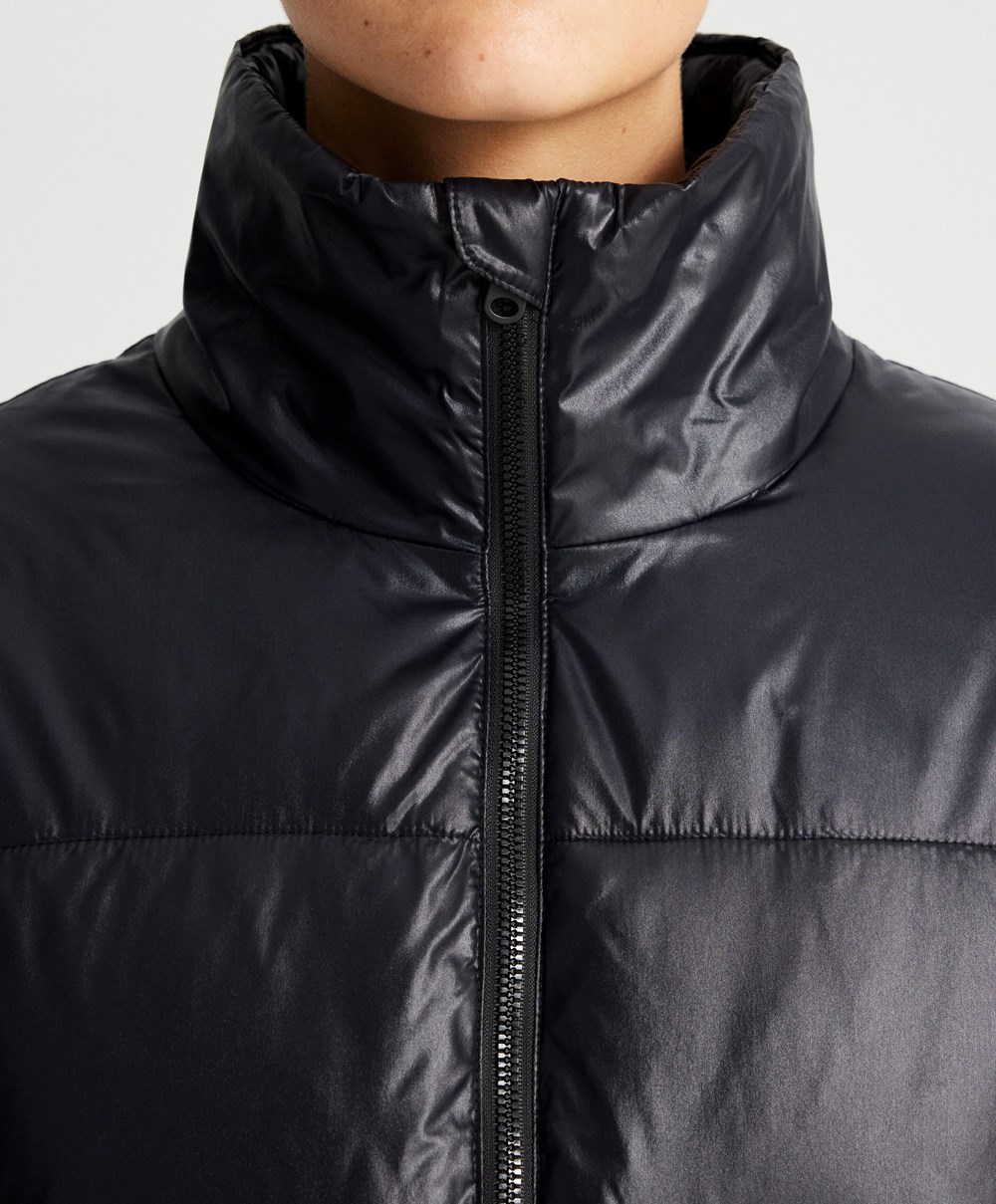 Black Oysho Primaloft® Jacket | KVEG84205