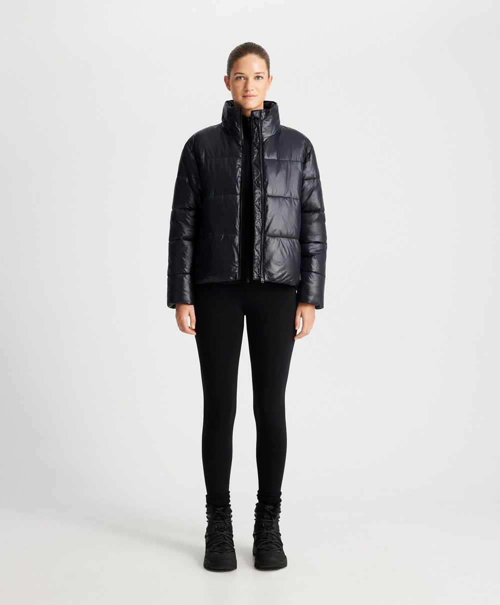 Black Oysho Primaloft® Jacket | KVEG84205