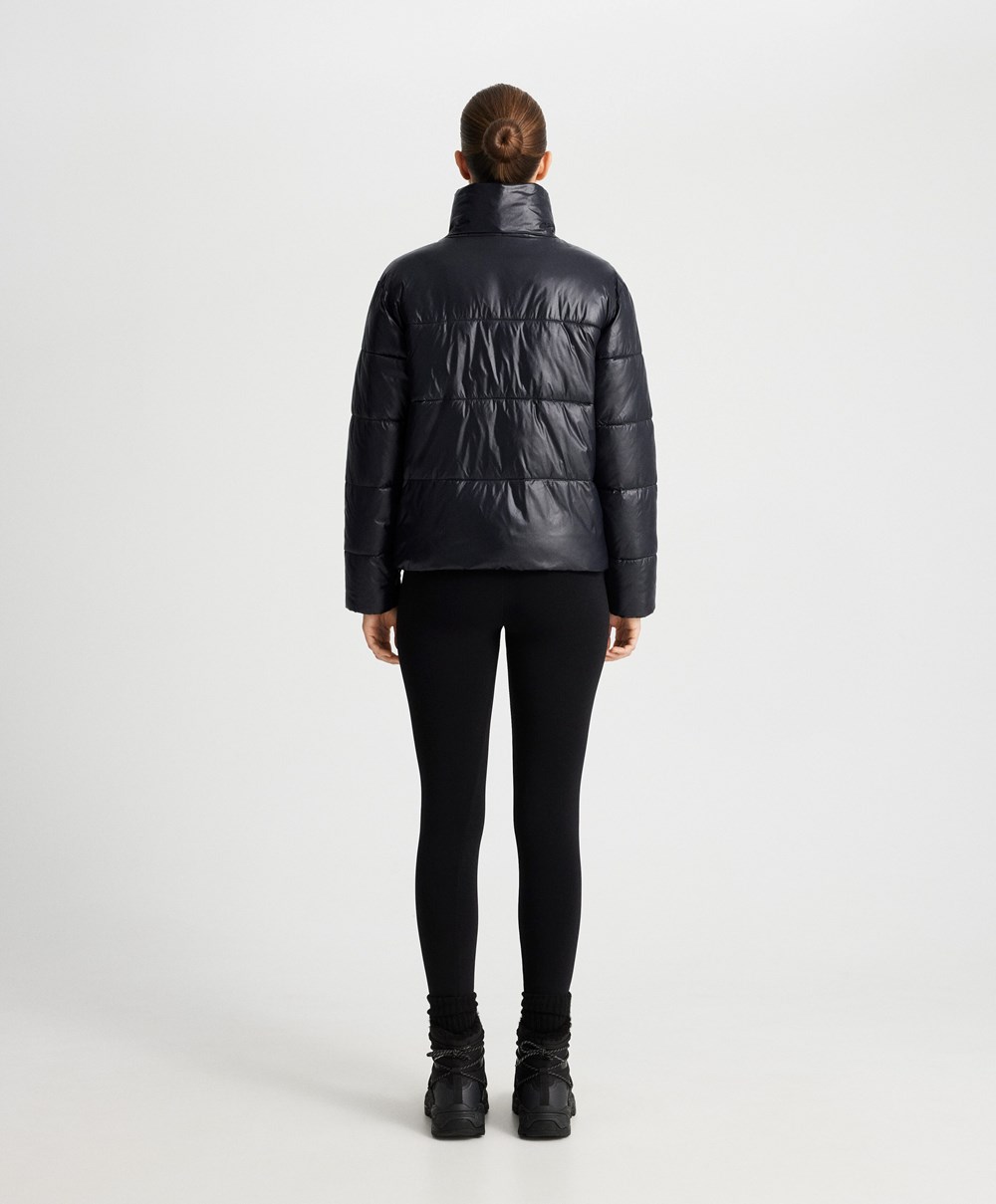 Black Oysho Primaloft® Jacket | KVEG84205