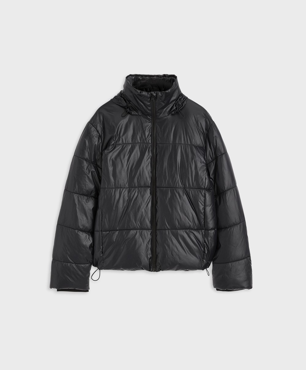 Black Oysho Primaloft® Jacket | KVEG84205