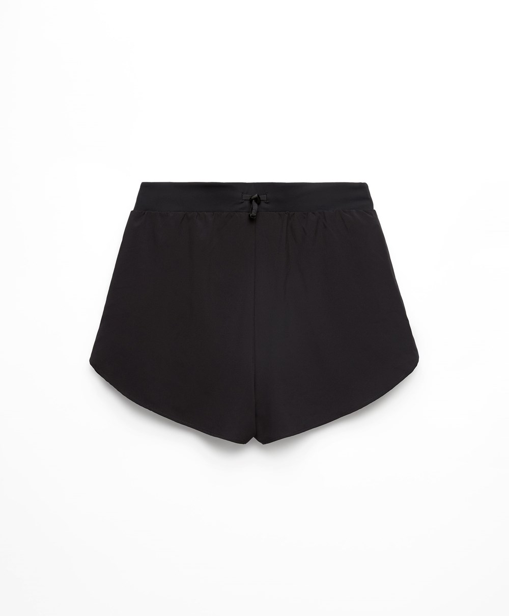 Black Oysho Running Shorts | AUGJ27146