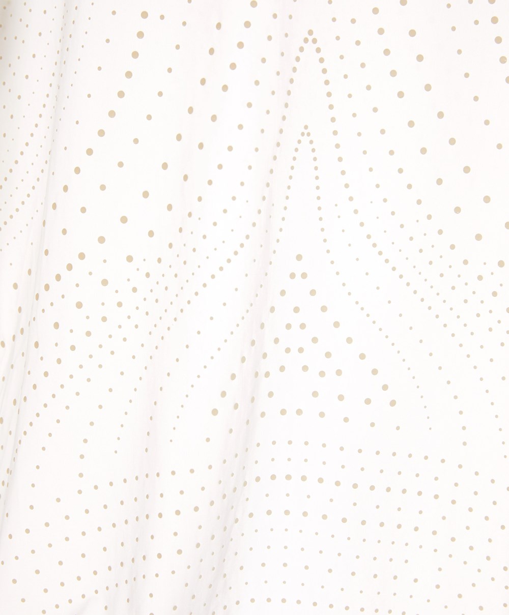 Cream-white Oysho Semi-sheer Dotted Top | FNBO56712