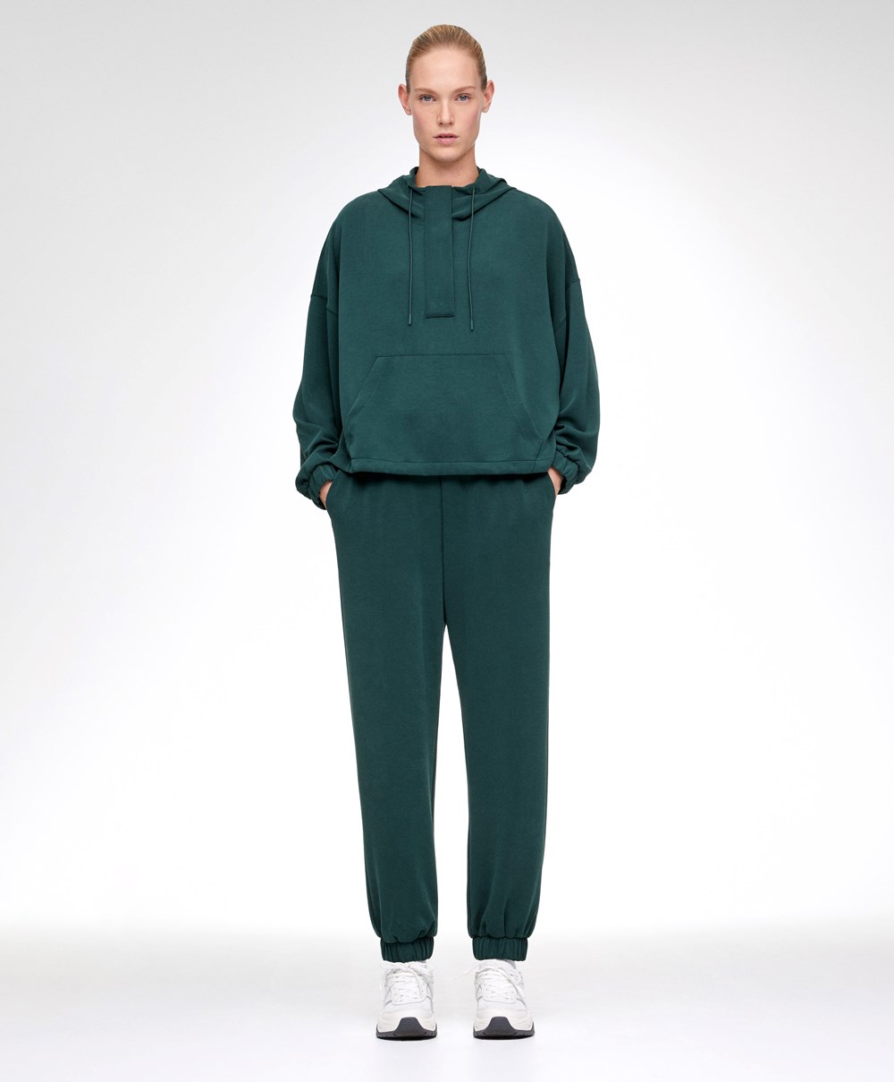 Dark Turquoise Oysho Turquoise Modal Tracksuit | XRYK56170