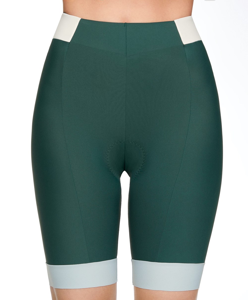 Green Oysho 20cm Cycling Shorts | XSLU68134