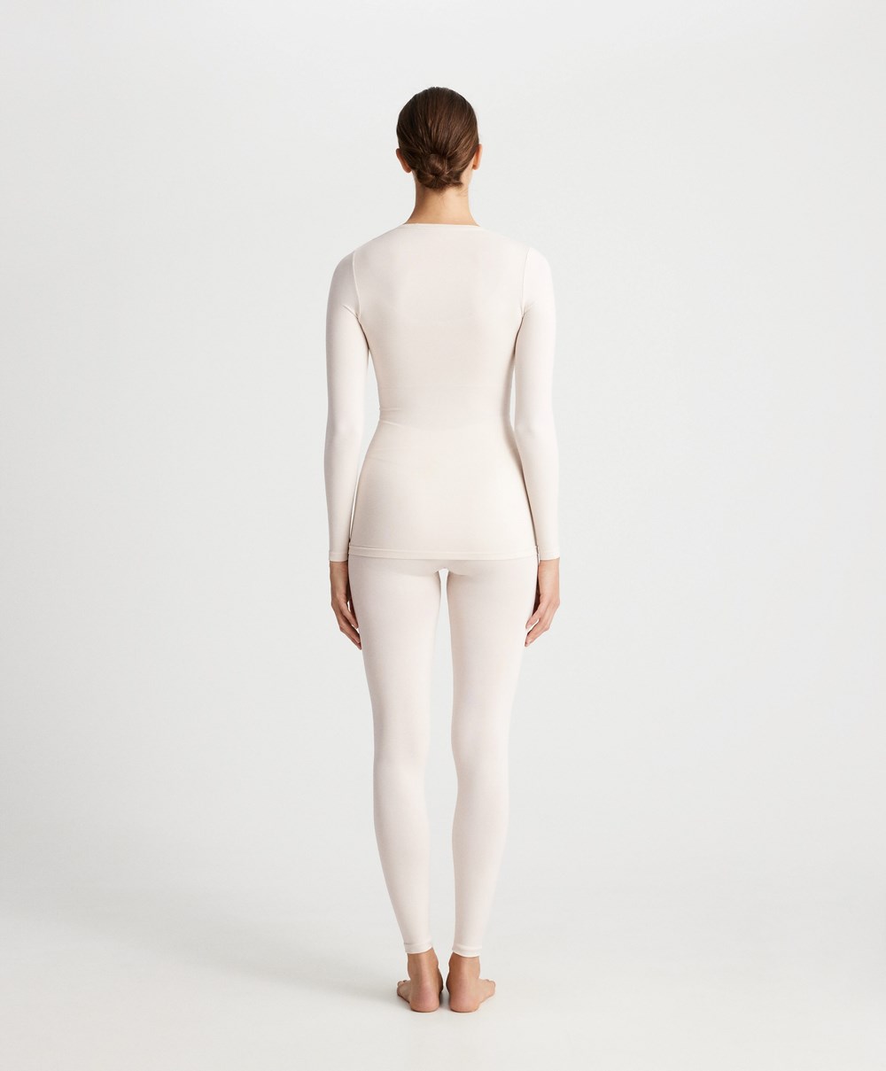 Marble Oysho Base Layer Seamless 65cm Leggings | XETM62407