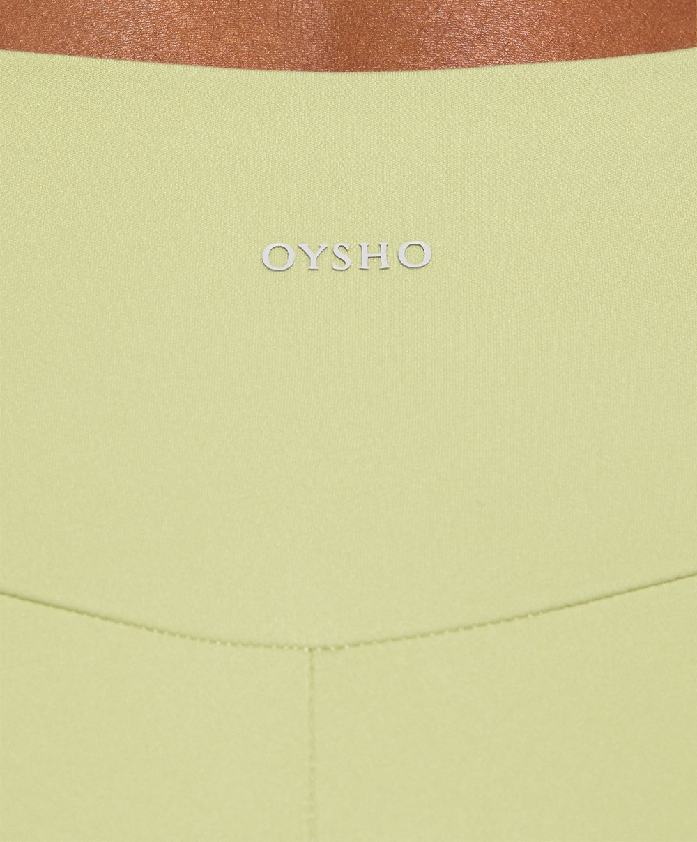 Pale Green Oysho Comfortlux High-rise Ankle-length Leggings | LSHP96054