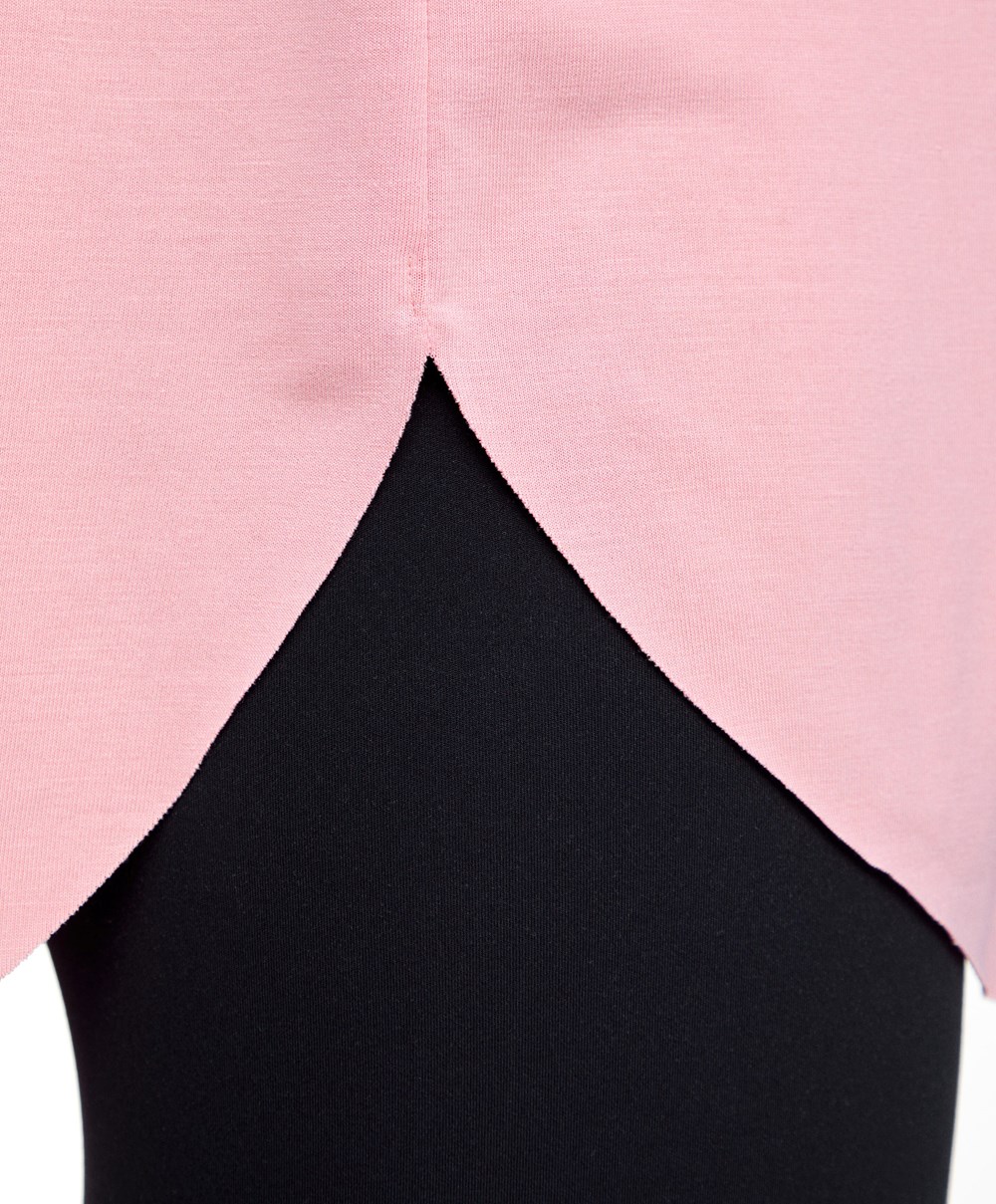 Pink Oysho Modal Short-sleeved T-shirt | YHUW58627