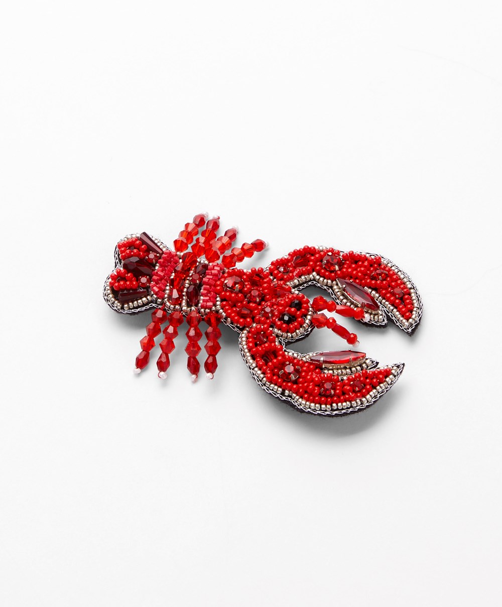 Red Oysho Lobster Brooch | AHTK15328