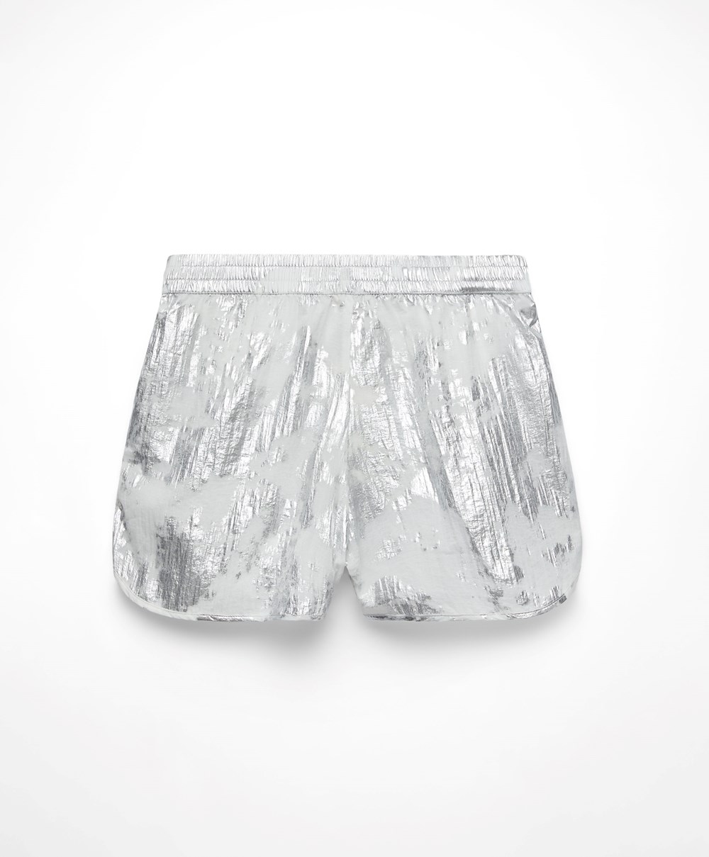 Silver Oysho Silver Shorts | THVQ16073