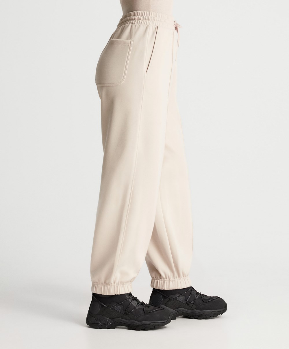 Stone Oysho Joggers With Interlock Detail | JUSV63920