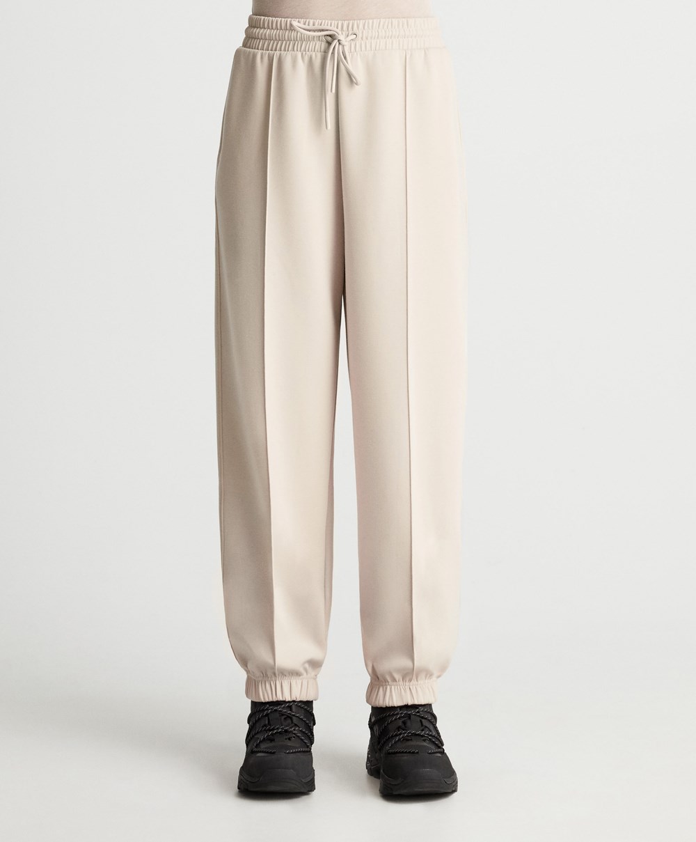 Stone Oysho Joggers With Interlock Detail | JUSV63920