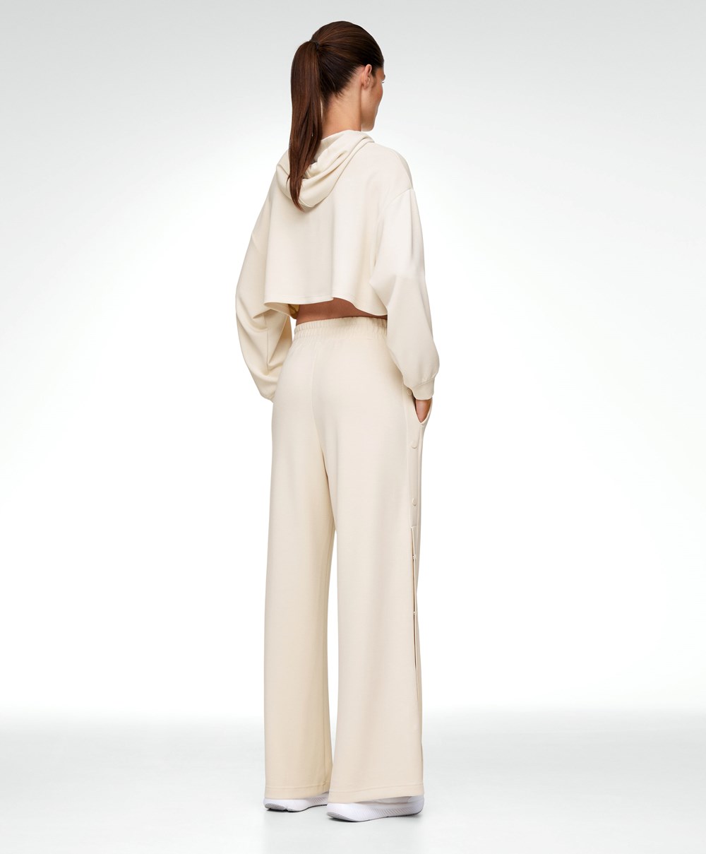 Stone Oysho Long Modal White Total Look | QCYN42807