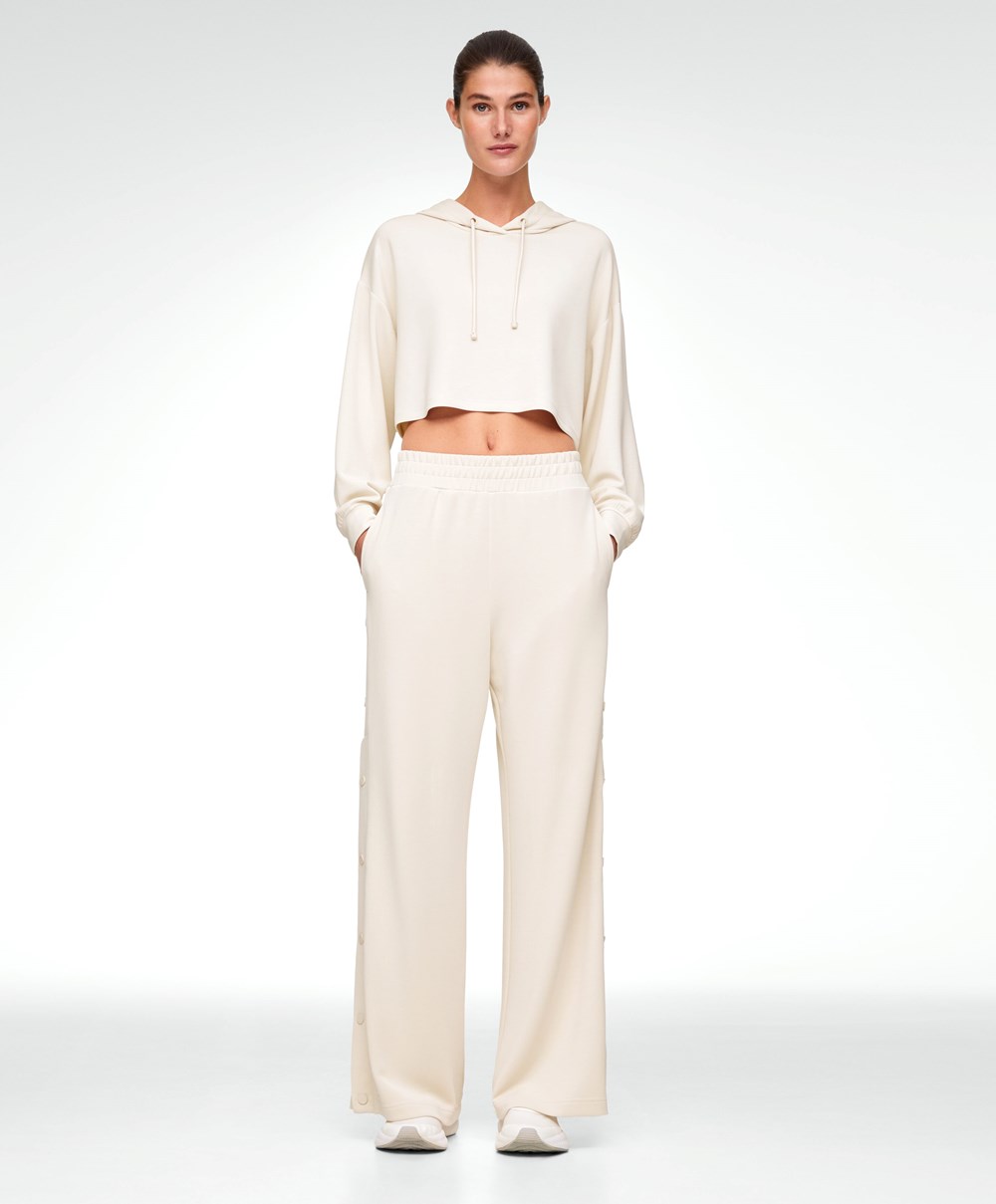 Stone Oysho Long Modal White Total Look | QCYN42807