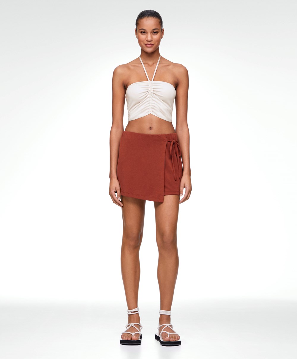 Stone Oysho Modal Strappy Top | ADPI25109