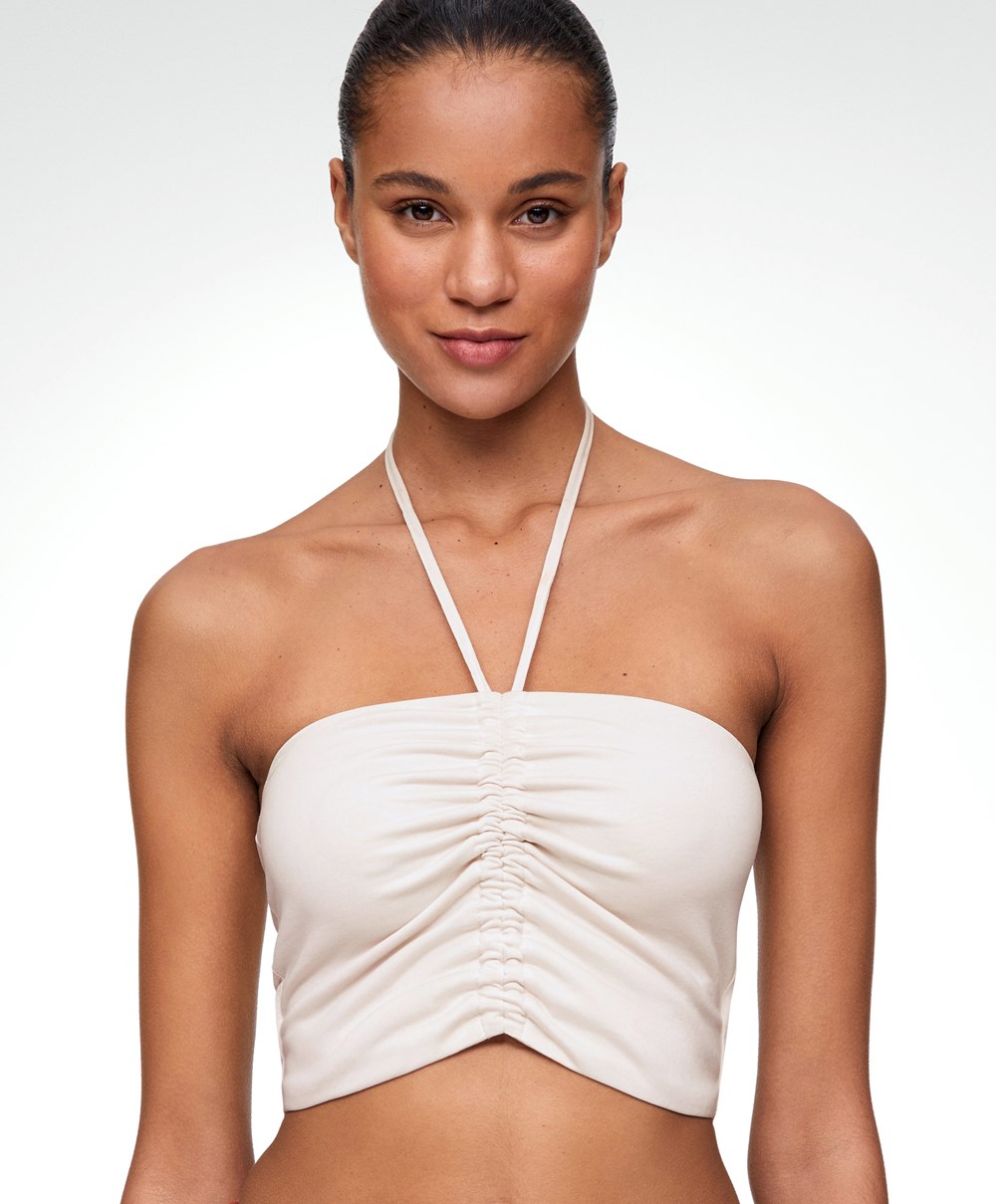 Stone Oysho Modal Strappy Top | ADPI25109