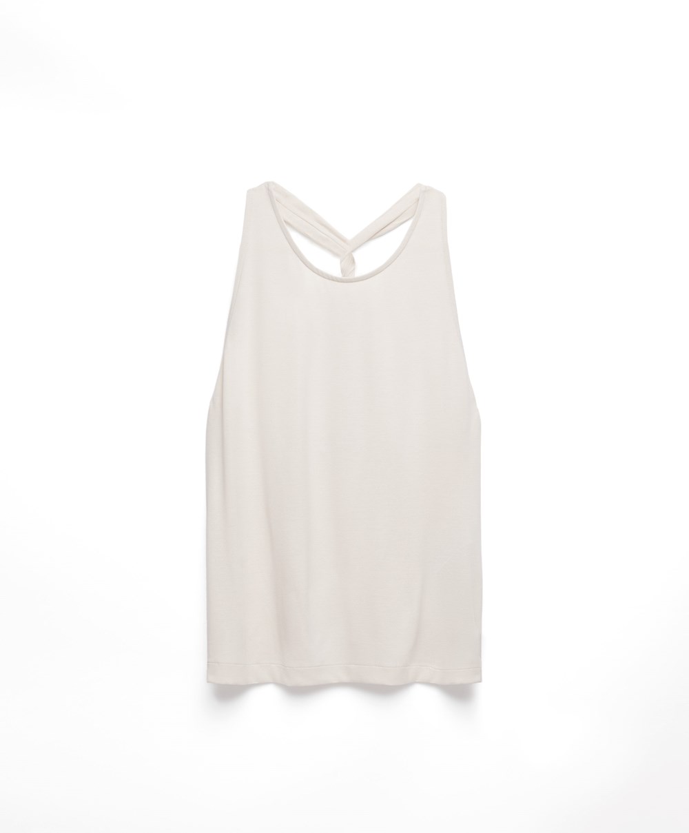 Stone Oysho Modal Twist Vest Top | EAJN95324