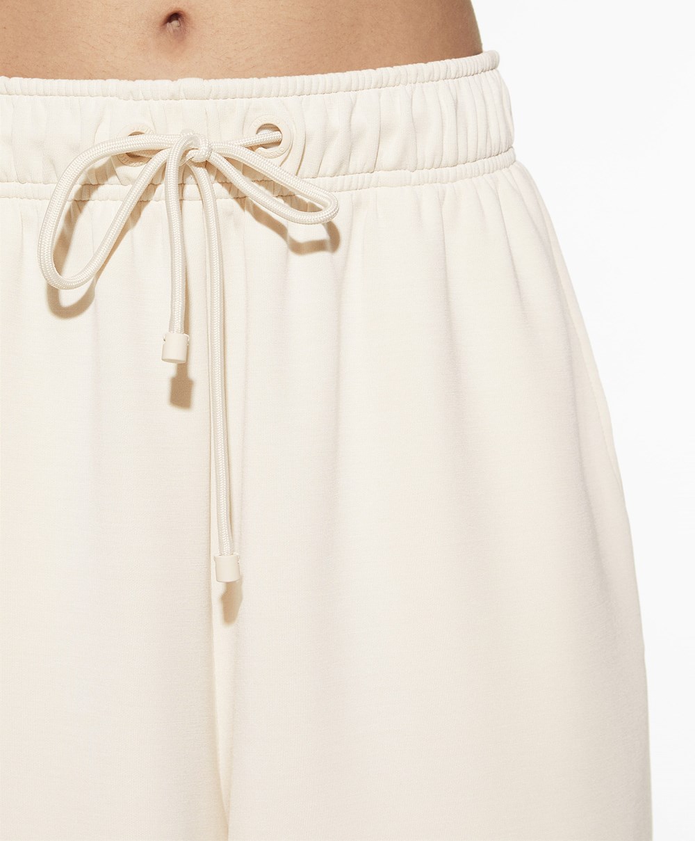 Stone Oysho Soft Touch Modal Bermuda Shorts | FIVN81362