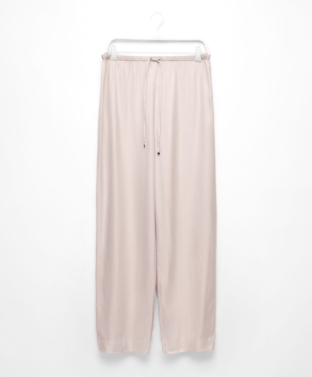 Stone Oysho Trousers With Piping | BNUG47126