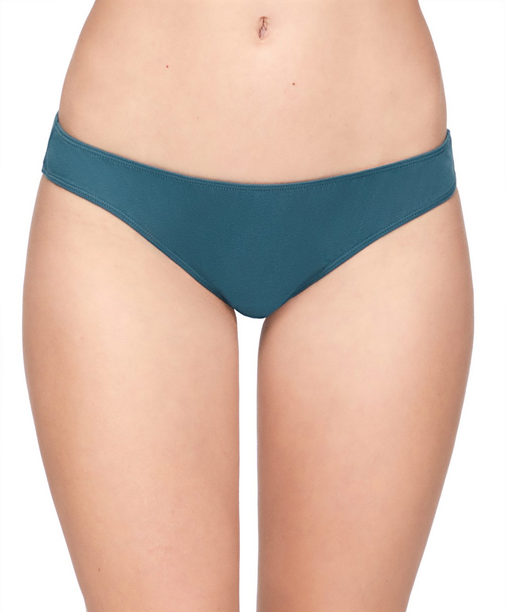 Washed Lime Oysho 7 Cotton Brazilian Briefs | GLMF54236