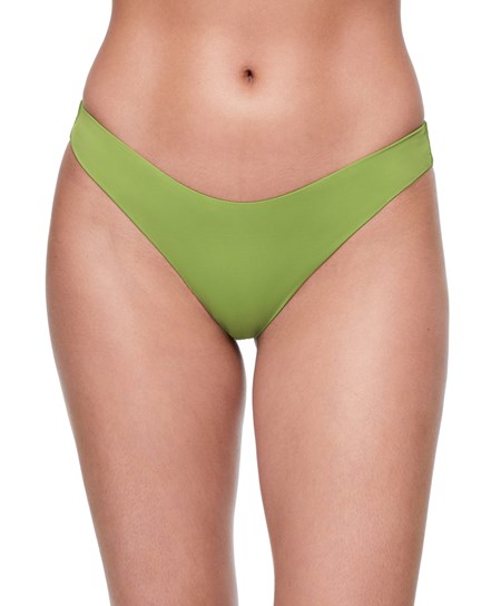 Apple Green Oysho U-cut Brazilian Bikini Briefs | FLAN72065