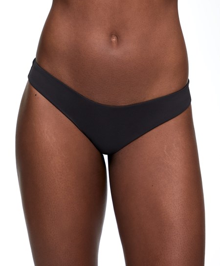 Black Oysho Brazilian Bikini Briefs | INGU75234