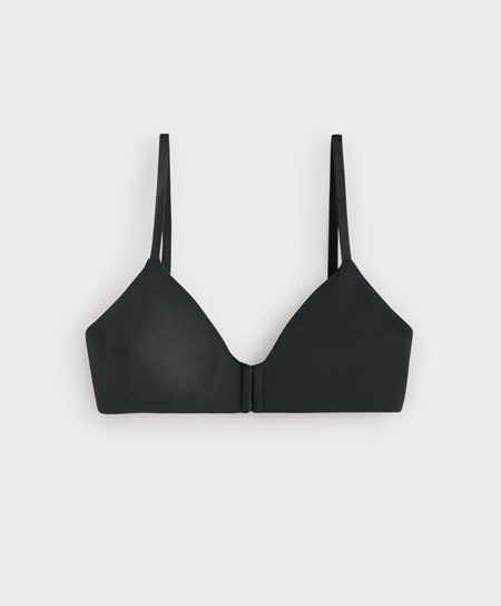 Black Oysho Lola Bra With Right Cup | HRMB23568