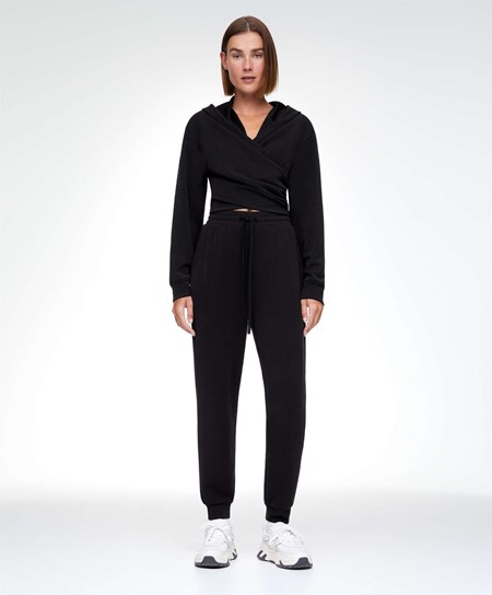 Black Oysho Modal Jogger Total Look | VBCI38709