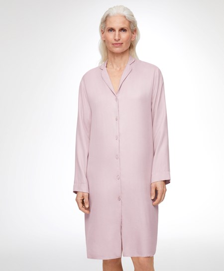 Dusty Pink Oysho Piping Nightshirt | TALG30471