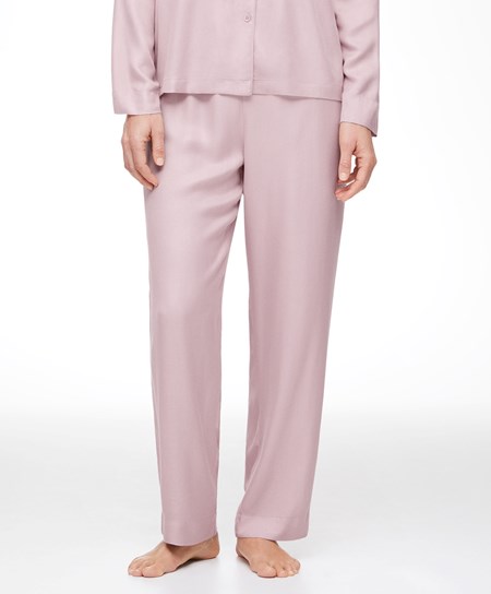 Dusty Pink Oysho Trousers With Piping | PBUX74015