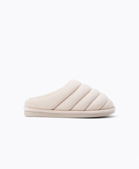 Mink Oysho Quilted Clogs | SWLO08547