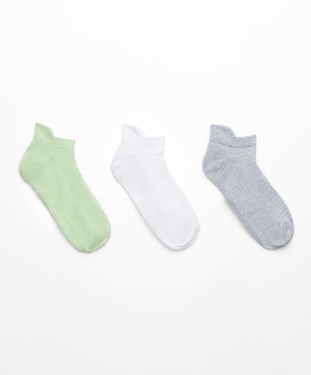 Mint Oysho 3 Pairs Of Polyamide Sports Sneaker Socks | BGVJ27635