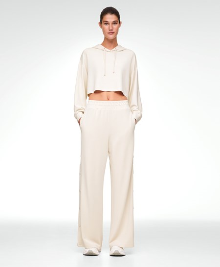 Stone Oysho Long Modal White Total Look | QCYN42807