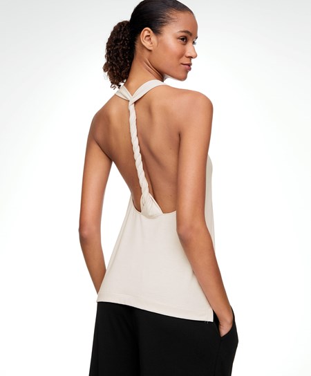 Stone Oysho Modal Twist Vest Top | EAJN95324