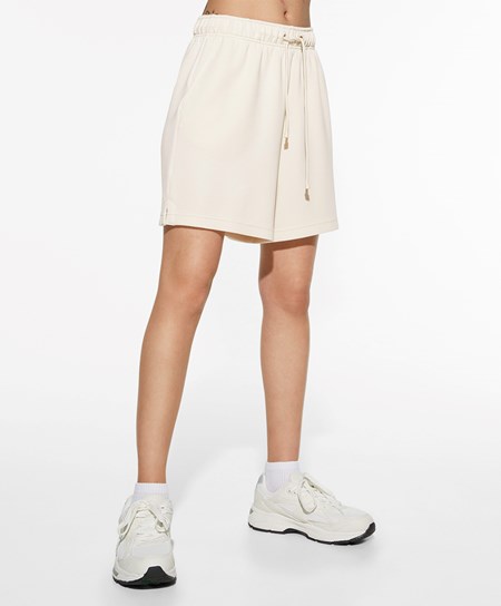 Stone Oysho Soft Touch Modal Bermuda Shorts | WTPX76849